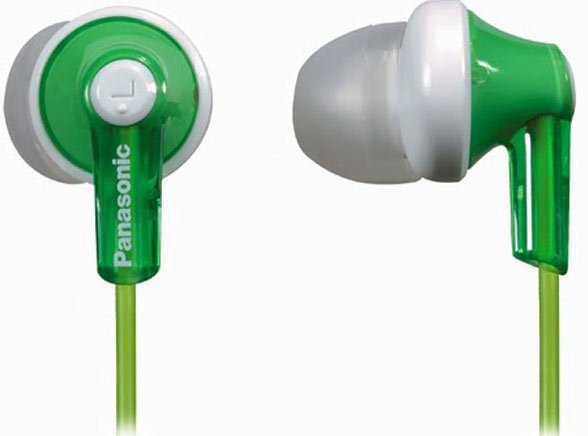Наушники PANASONIC RP-HJE118GU-G Green