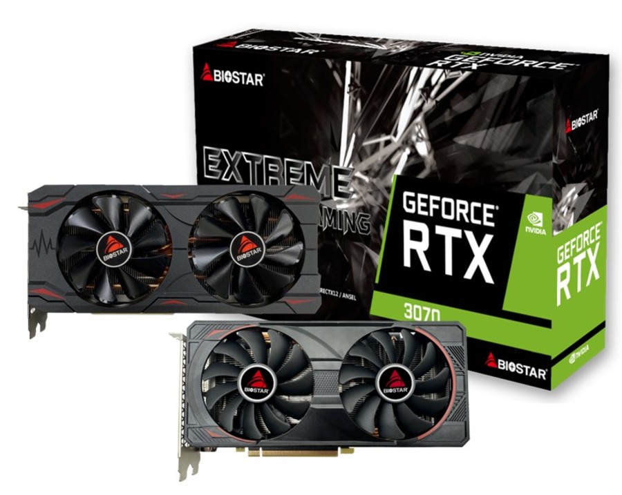Видеокарта Biostar RTX 3070 (VN3716RM82)