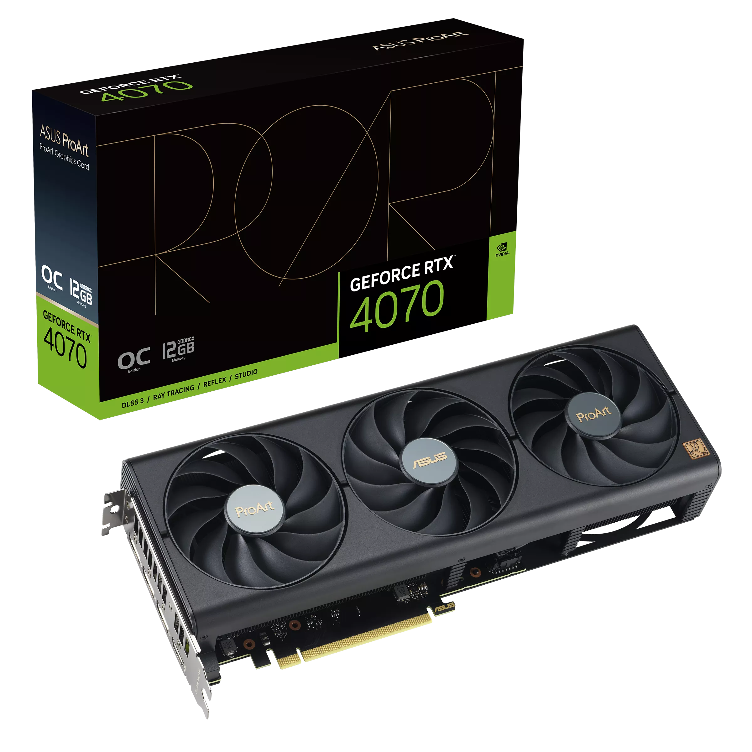Видеокарта ASUS RTX 4070 ProArt OC Edition (PROART-RTX4070-O12G)