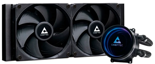 Система жидкостного охлаждения Chieftec Iceberg 240 DARK (CLC-240-BLK)