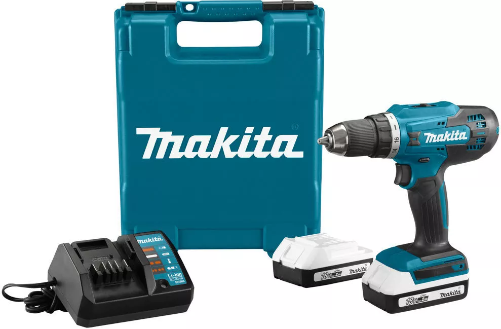 Шуруповерт Makita DF488DWAE (с 2-мя АКБ, кейс)