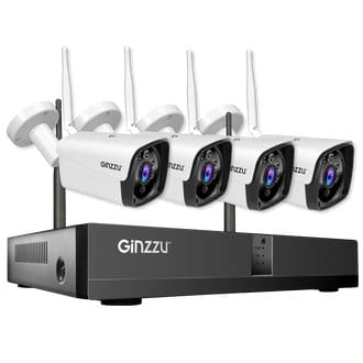 Комплект видеонаблюдения GINZZU HK-8402W