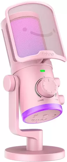 Микрофон FIFINE AM6 (розовый) (AM6P)