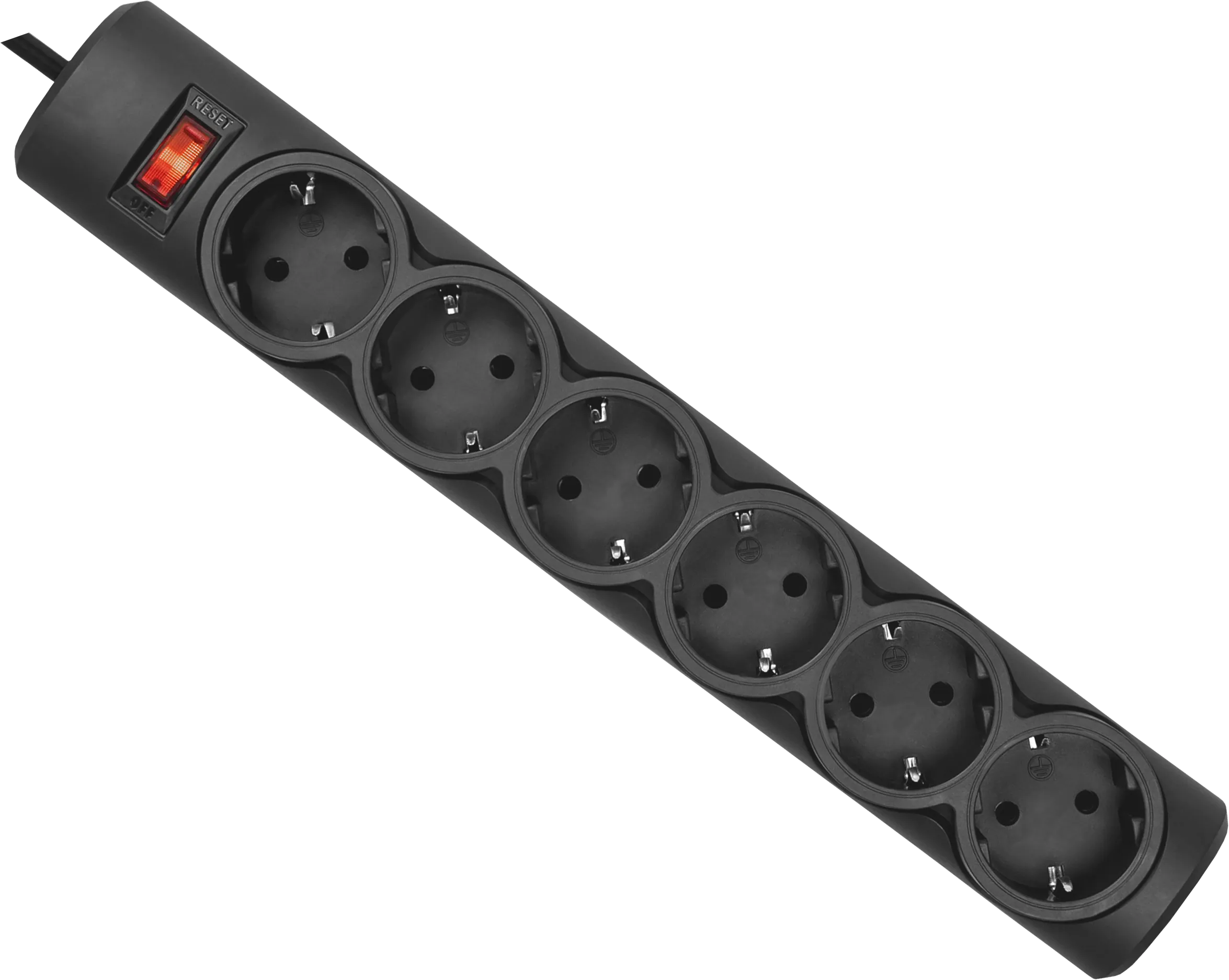 Сетевой фильтр Defender DFS 155 Black (99496)