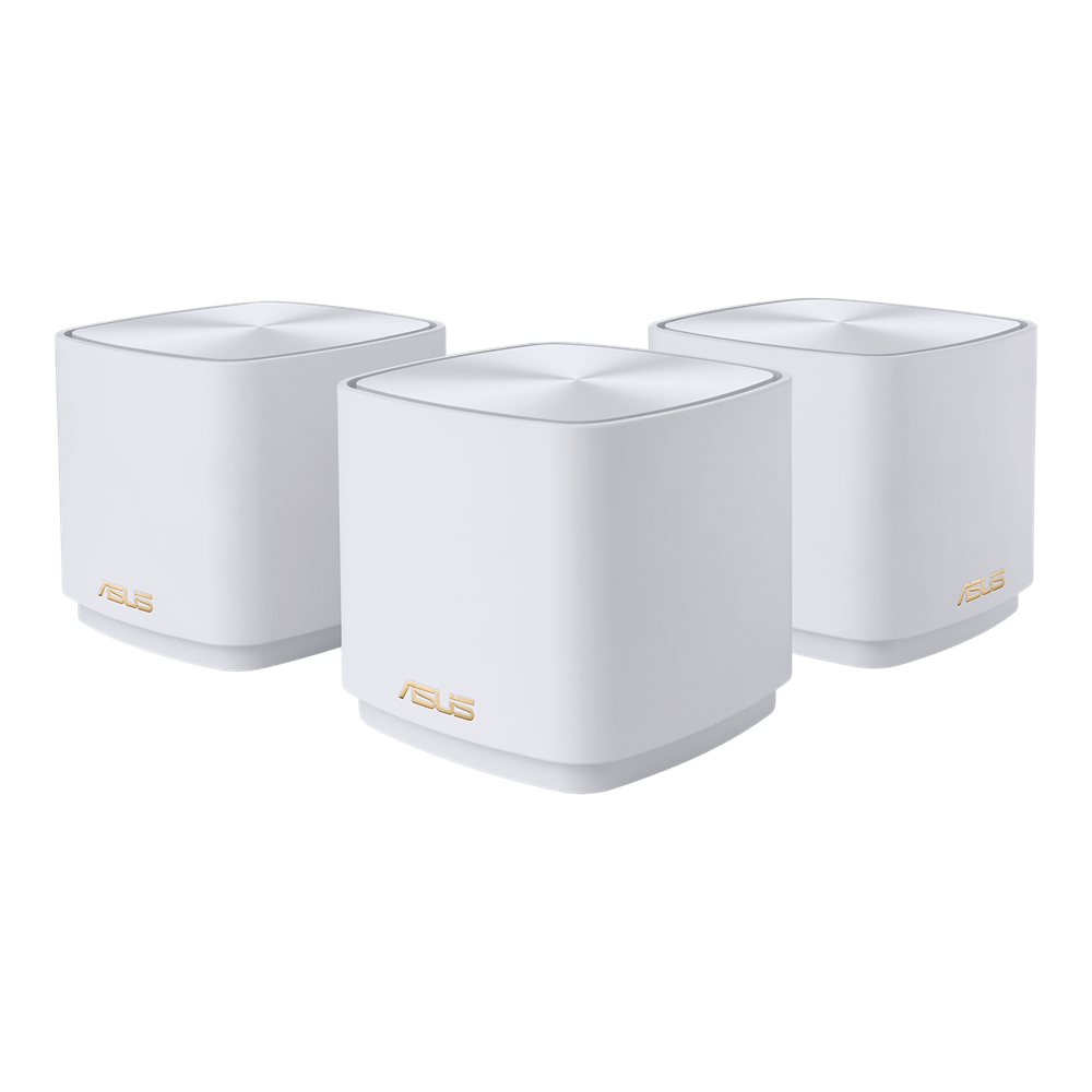 Беспроводной маршрутизатор (Wi-fi роутер) Asus ZenWiFi AX Mini XD4 (3 шт, белый) (90IG05N0-MO3R20)