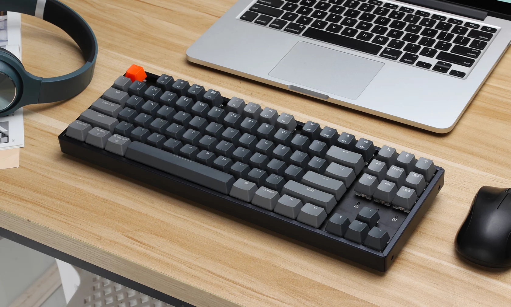 Клавиатура Keychron K8 White LED (K8-G2-RU) (Gateron G Pro Blue)