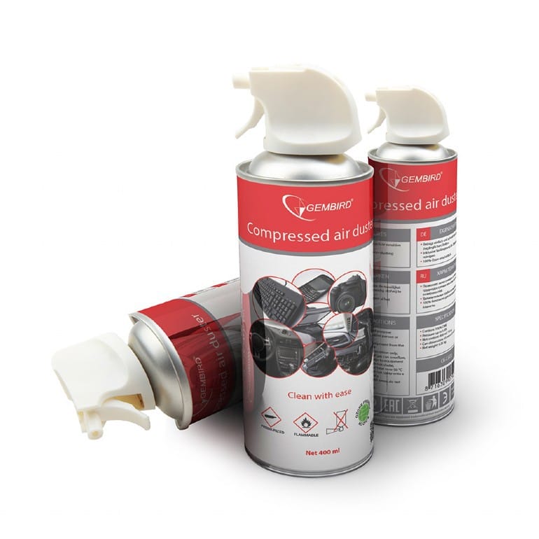 Спрей Gembird CK-CAD-FL400-01 сжатый воздух (400ml)