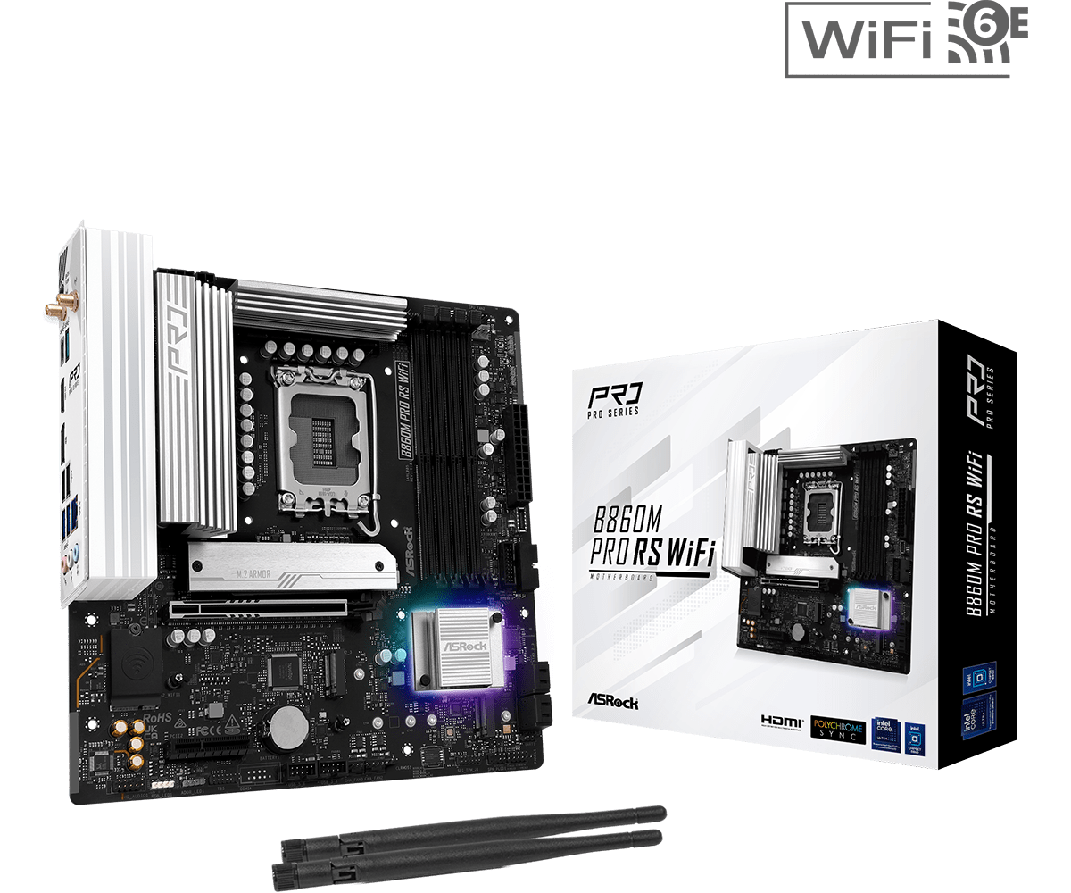 Материнская плата AsRock B860M PRO RS WIFI