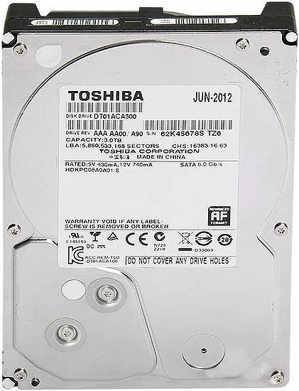 Жесткий диск 3Tb Toshiba DT01ACA300