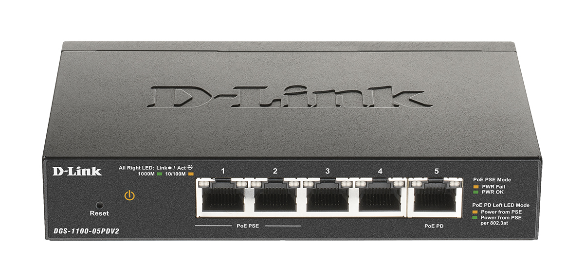 Коммутатор D-Link DGS-1100-05PDV2/A1A