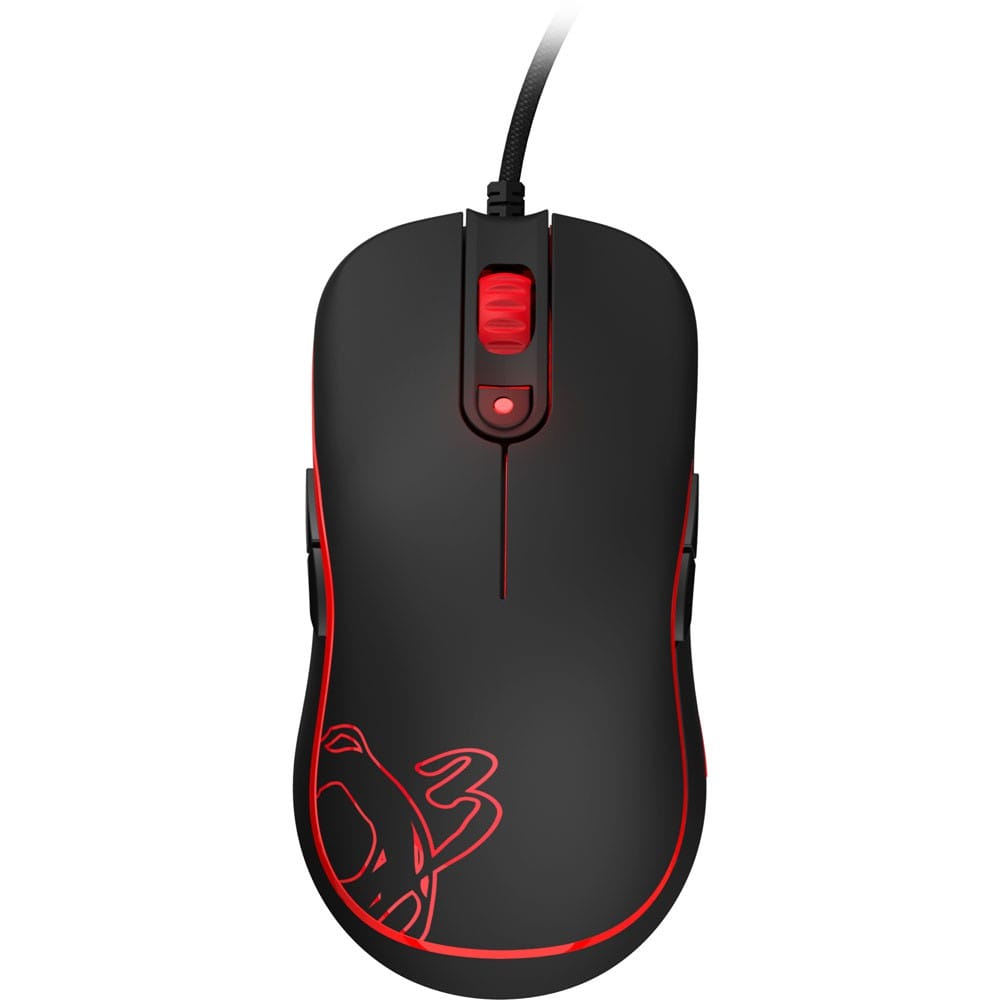 Мышь Ozone OZNEONR USB gaming 6400dpi Black-Red