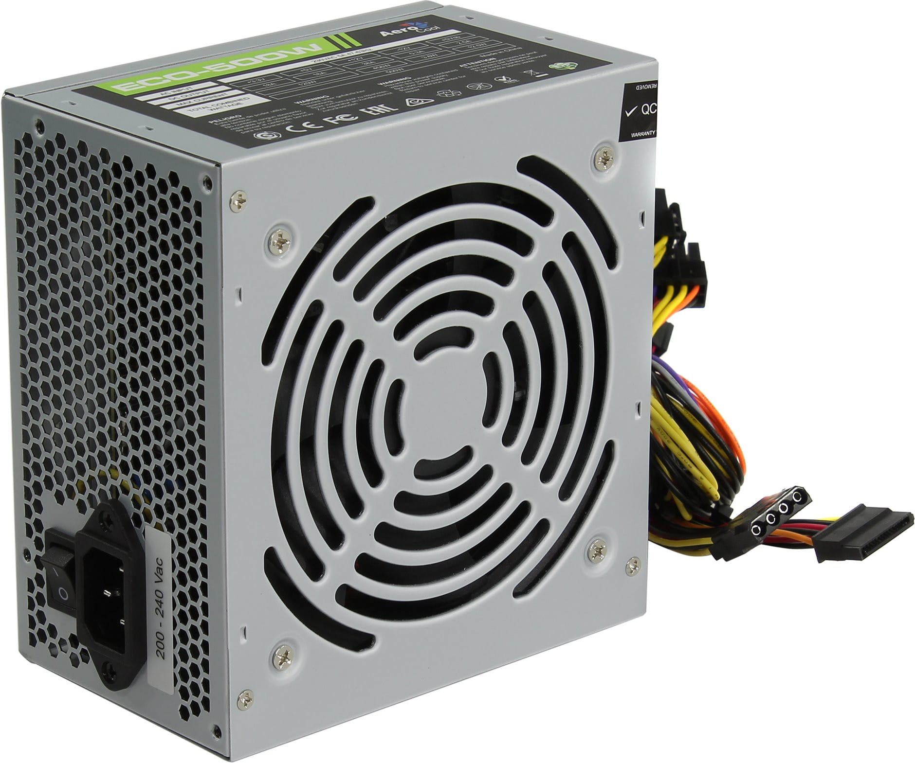 Блок питания 500W Aerocool ECO-500W