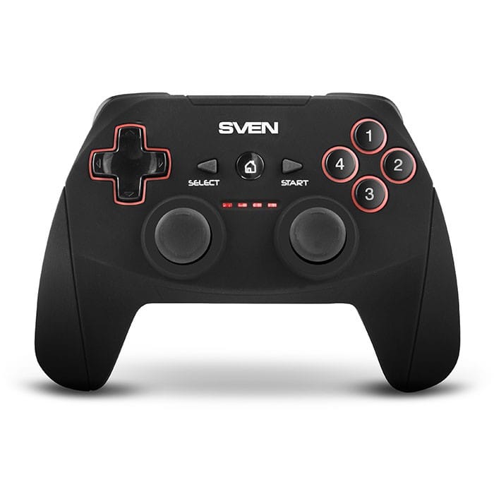 Геймпад Sven GC-2040 Black (беспроводной, джой-к, 2 стика, 11 кнопок, для PC/Sony PlayStation 3/Android)