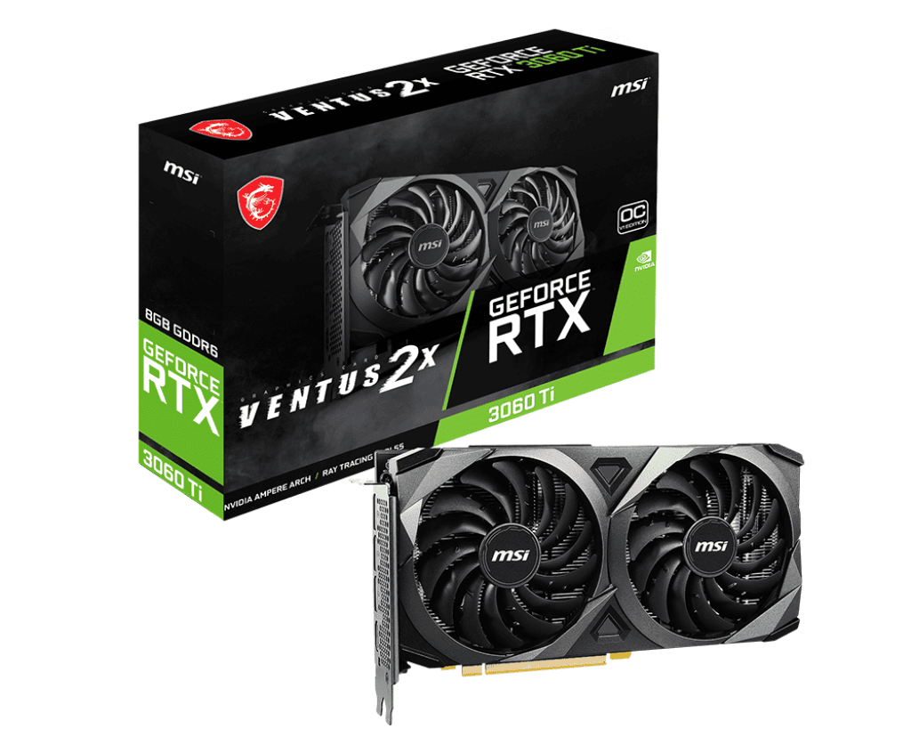 Видеокарта MSI RTX 3060 Ti VENTUS 2X 8G OCV1