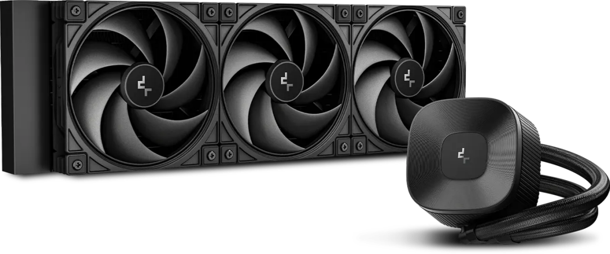 Система жидкостного охлаждения DeepCool LE360 V2 Zero Dark (R-LE360ZERO-BKLNMD-G-1)