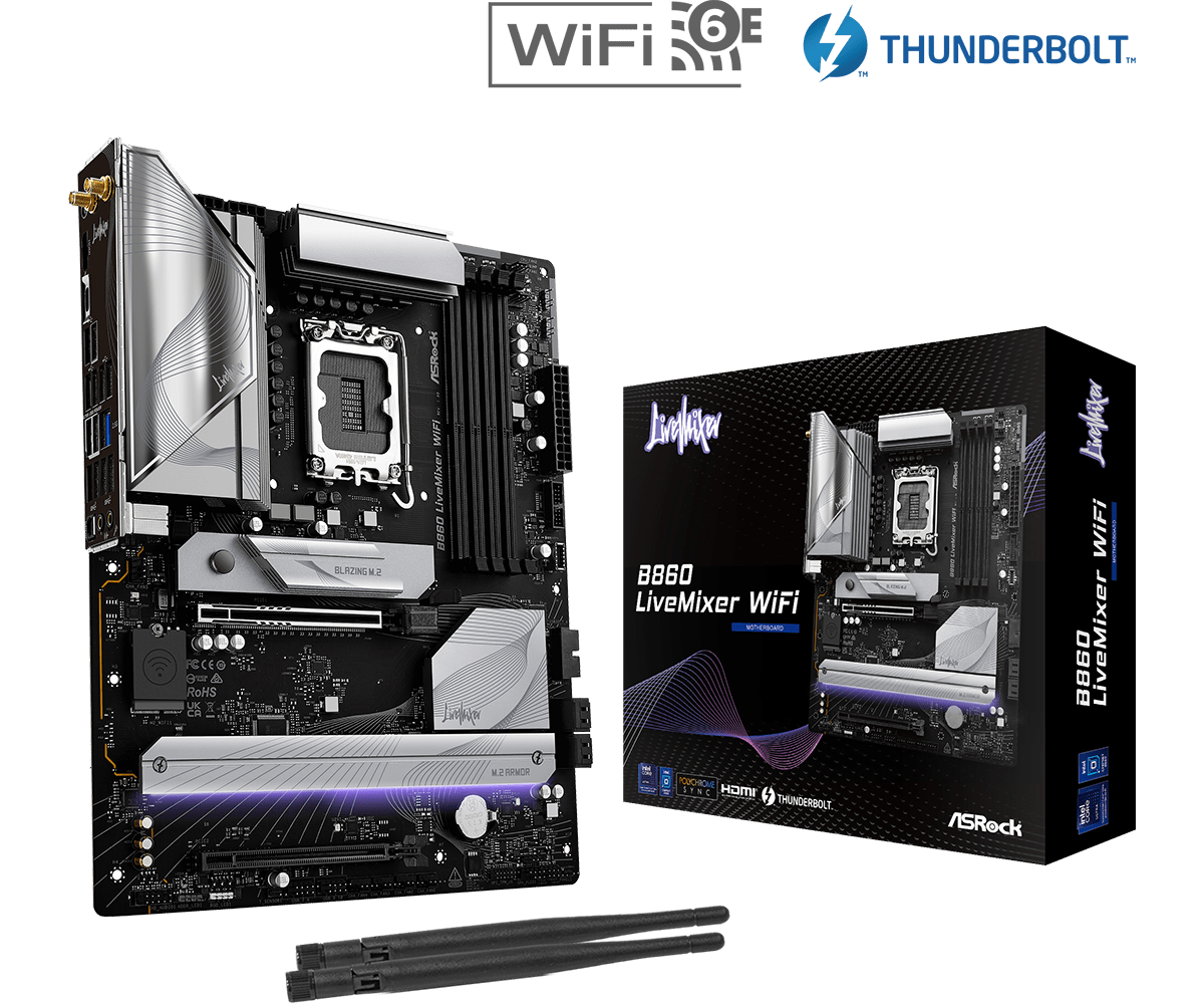 Материнская плата AsRock B860 LiveMixer WiFi