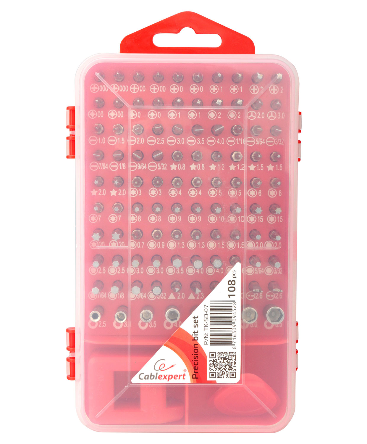 Набор инструментов Gembird TK-SD-07 (108 pcs)