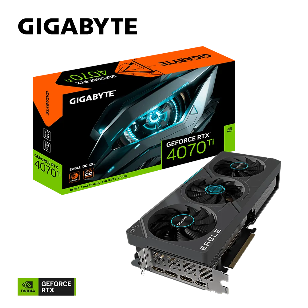 Видеокарта Gigabyte RTX 4070Ti Eagle OC (GV-N407TEAGLE OC-12GD)