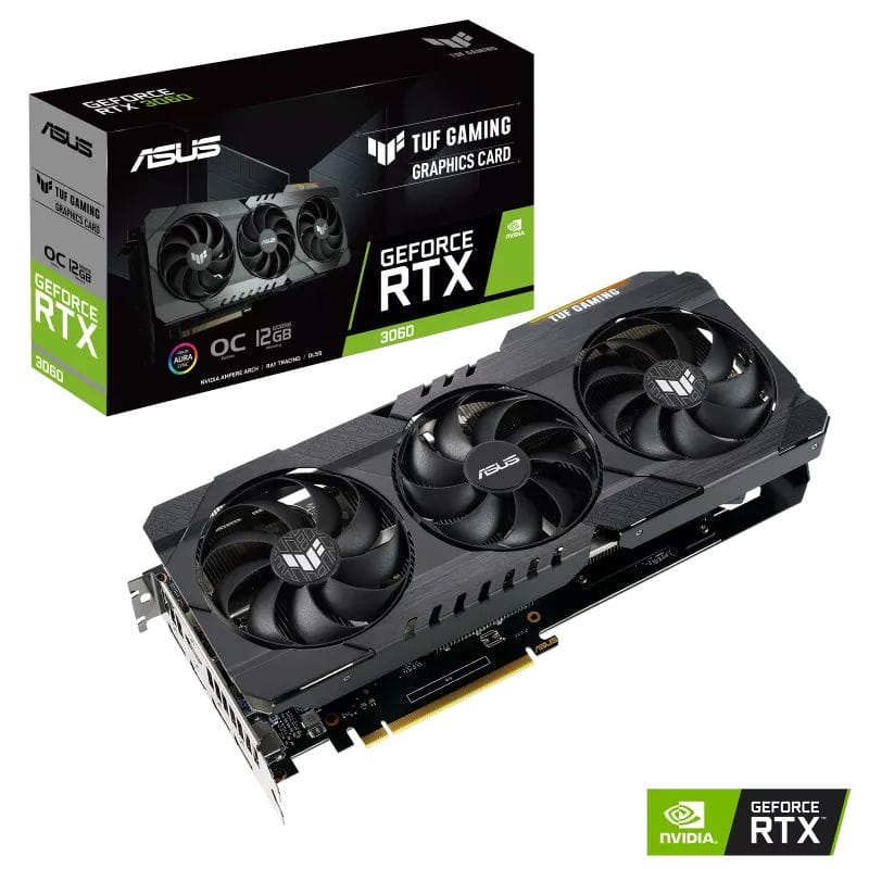 Видеокарта Asus RTX 3060 V2 OC Edition (TUF-RTX3060-O12G-V2-GAMING)