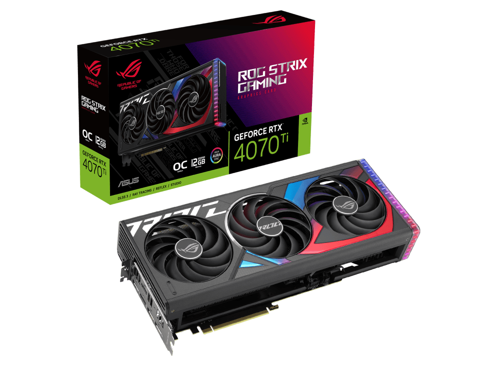 Видеокарта Asus RTX 4070Ti ROG Strix OC Edition (ROG-STRIX-RTX4070TI-O12G-GAMING)