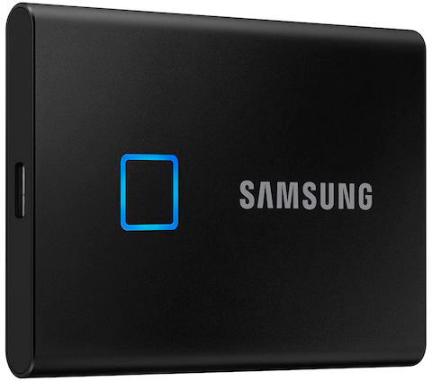 Внешний жесткий диск SSD 500Gb Samsung Portable T7 Touch (MU-PC500K/WW) Black