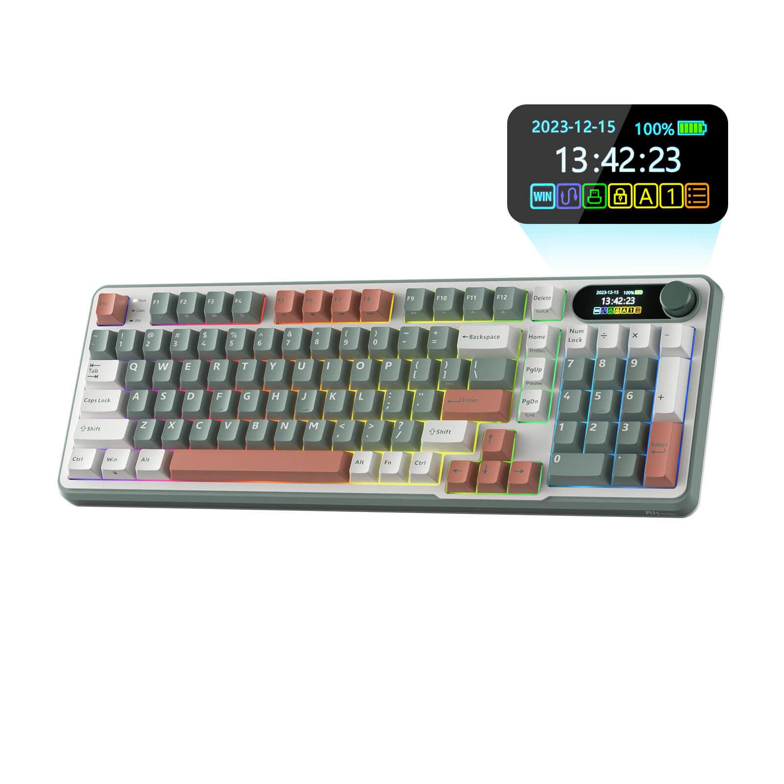 Клавиатура Royal Kludge RK-S98 RGB Camping (RK Brown)