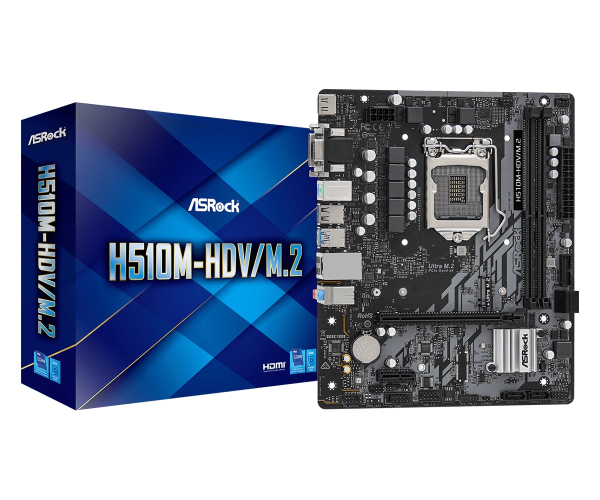 Материнская плата Asrock H510M-HDV/M.2