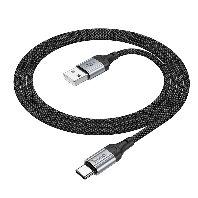 Кабель HOCO X102 USB Type-A - USB Type-C (1 м, черный) 6942007608770