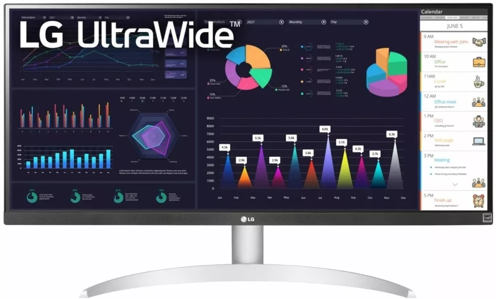 Монитор 29" LG UltraWide 29WQ600-W