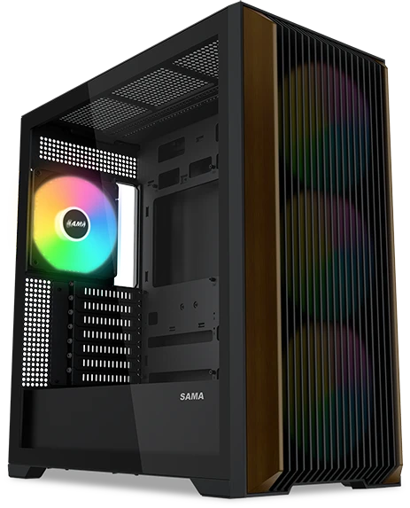 Корпус Sama Z60 (черный) (Z60-BKAWA4X1-GL)