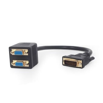 Разветвитель Gembird A-DVI-2VGA-01 (DVI -> 2xVGA пассивный)