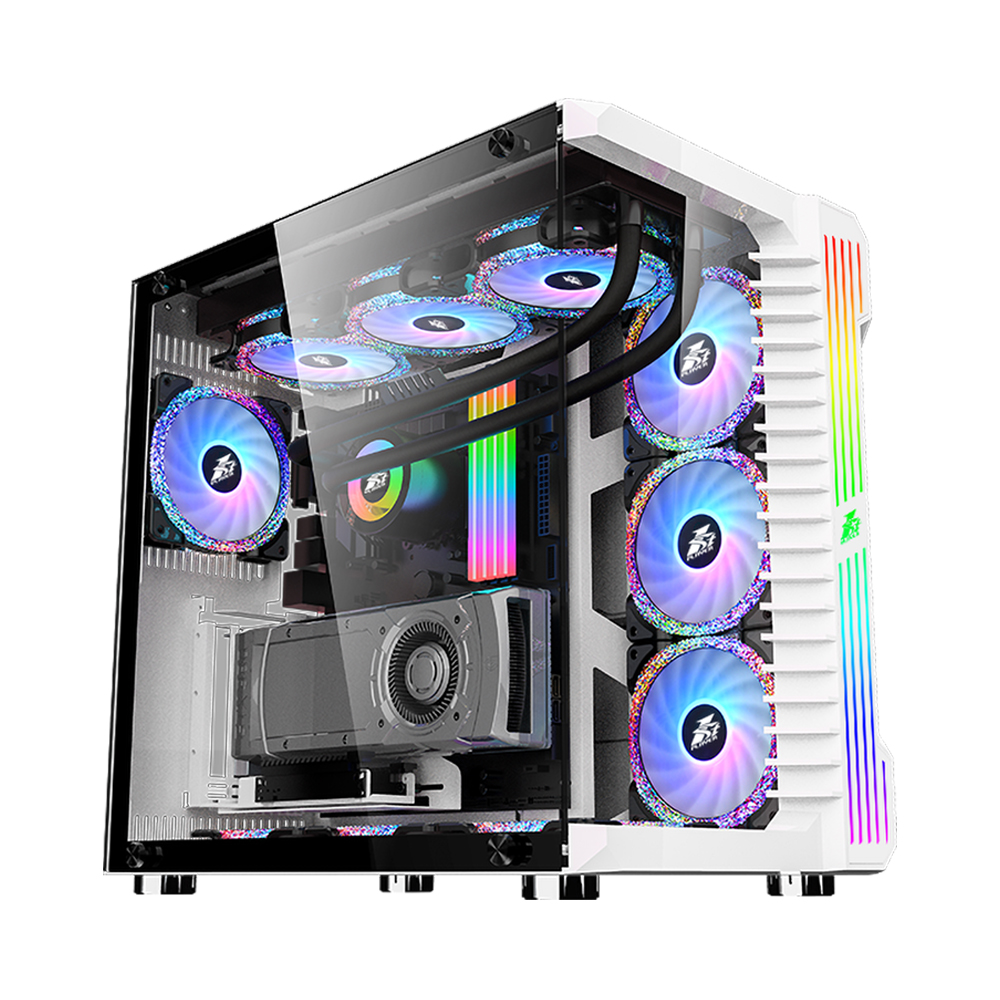 Корпус 1stPlayer Steampunk SP9 (белый) (SP9-WH)