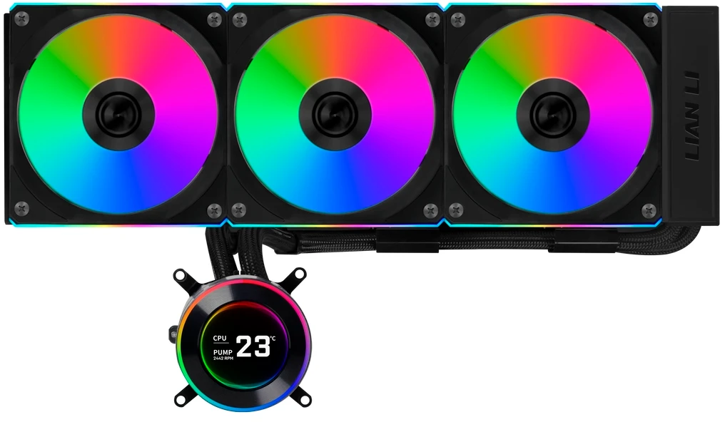 Система жидкостного охлаждения Lian Li Hydroshift II LCD-C 360CL (G89.GHS2LCD36RB.R0)