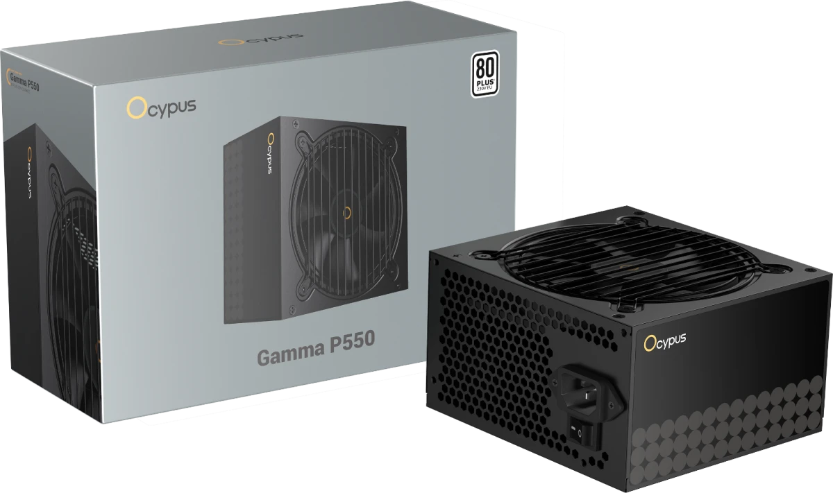 Блок питания 550W Ocypus Gamma P550 (Gamma-P550-W1HDBK024X-EU)