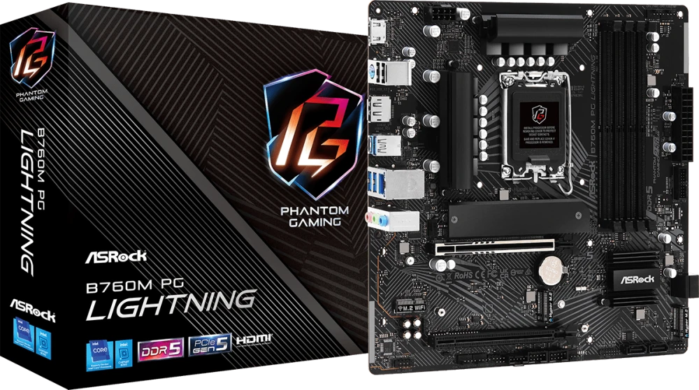 Материнская плата AsRock B760M PG Lightning