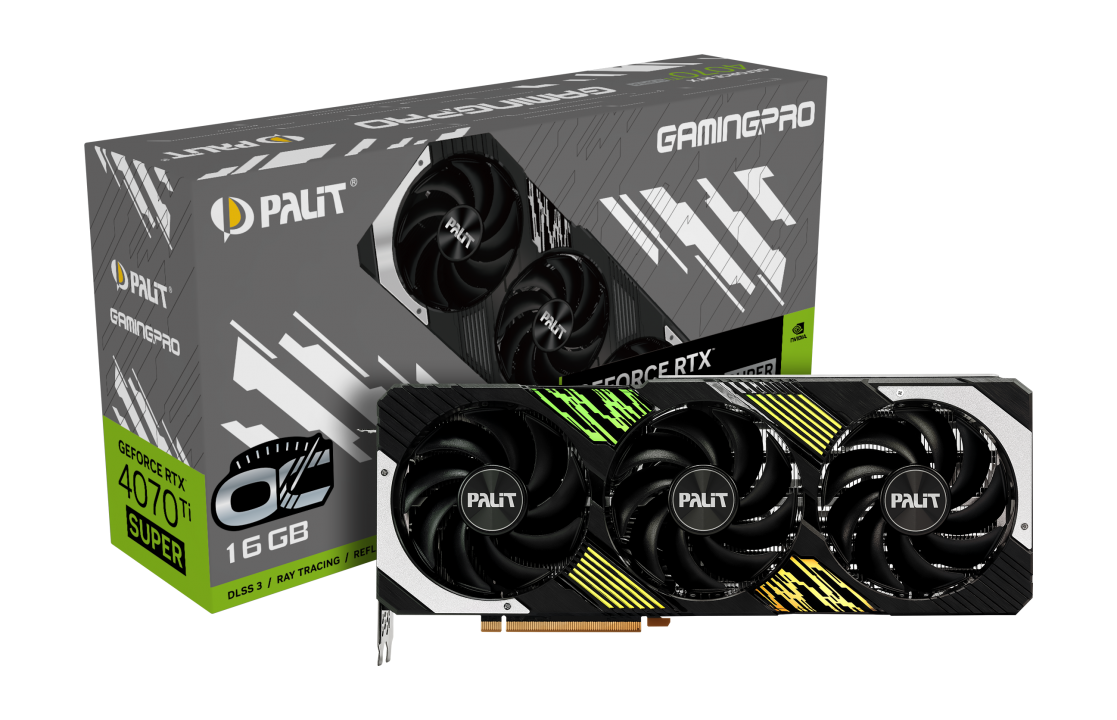 Видеокарта Palit RTX 4070Ti Super GamingPro OC 16GB (NED47TSH19T2-1043A)