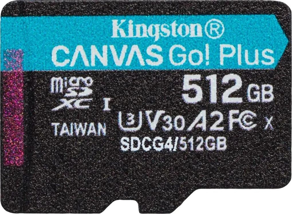 Карта памяти 512Gb Kingston Canvas Go! Plus (SDCG4/512GBSP)