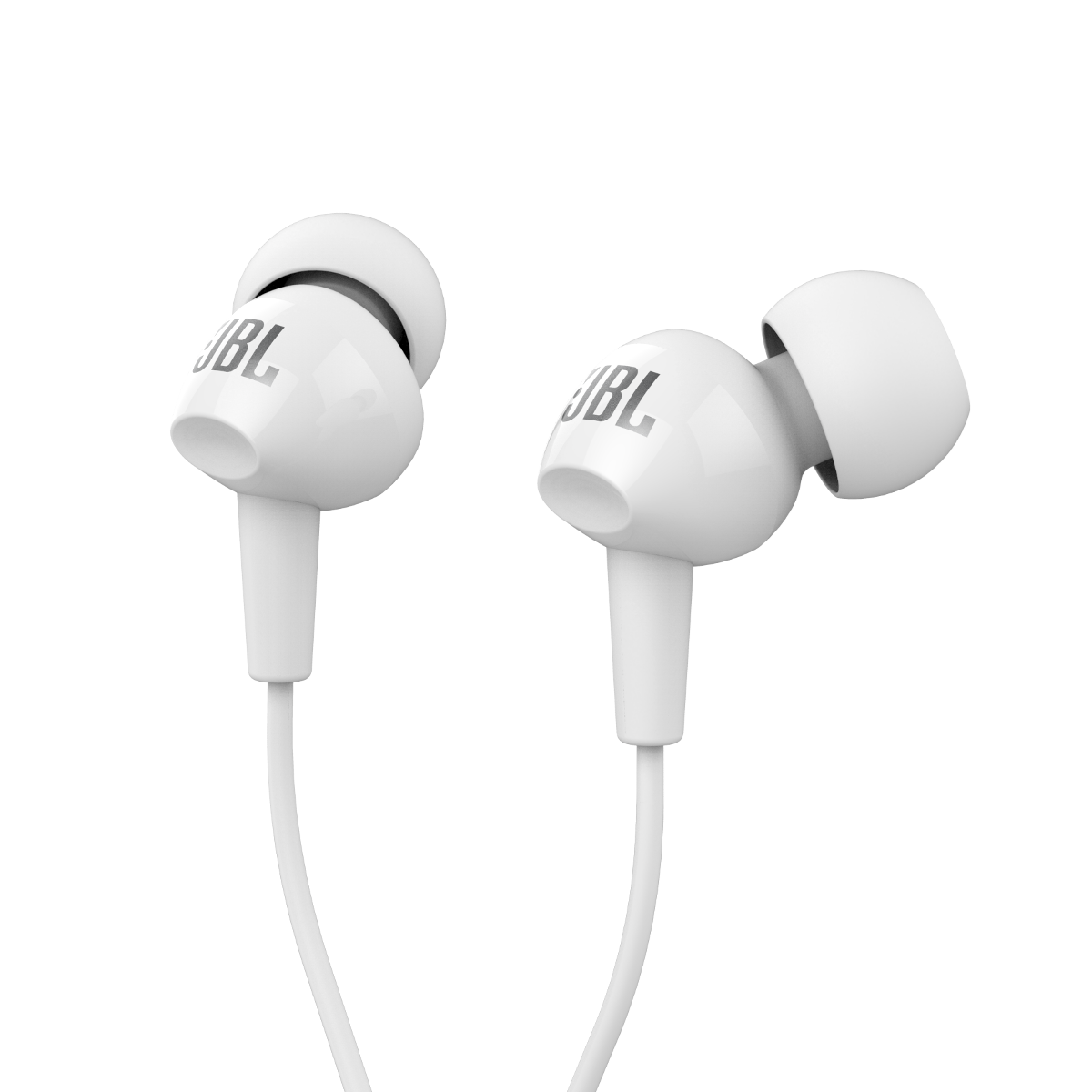 Наушники JBL C100SIU White (внутриканальные, закрытое, 20-20000 Гц, 20 Ом)