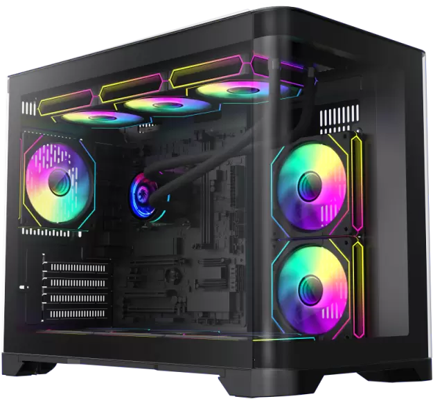 Корпус GameMax HYPE-M BK (черный)