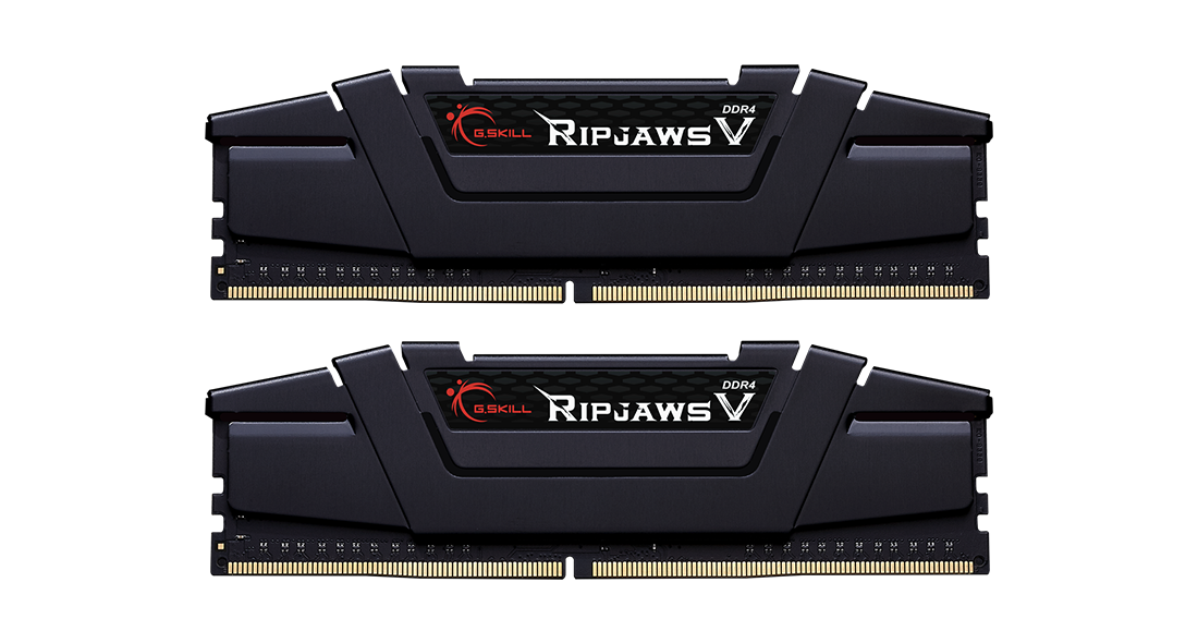 Модуль памяти 8Gb (2*4Gb) G.Skill Ripjaws V (F4-3200C16D-8GVKB) 3200MHz PC-25600 16-18-18-38 1.35V