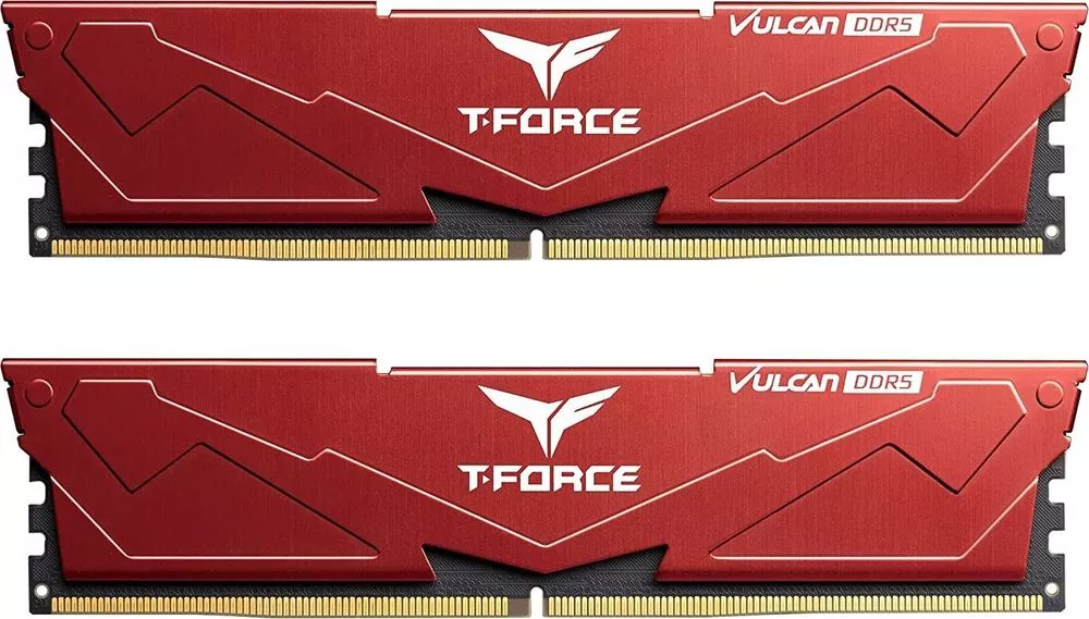 Модуль памяти 32Gb (2*16Gb) Team T-Force Vulcan Red (FLRD532G5600HC36BDC01)