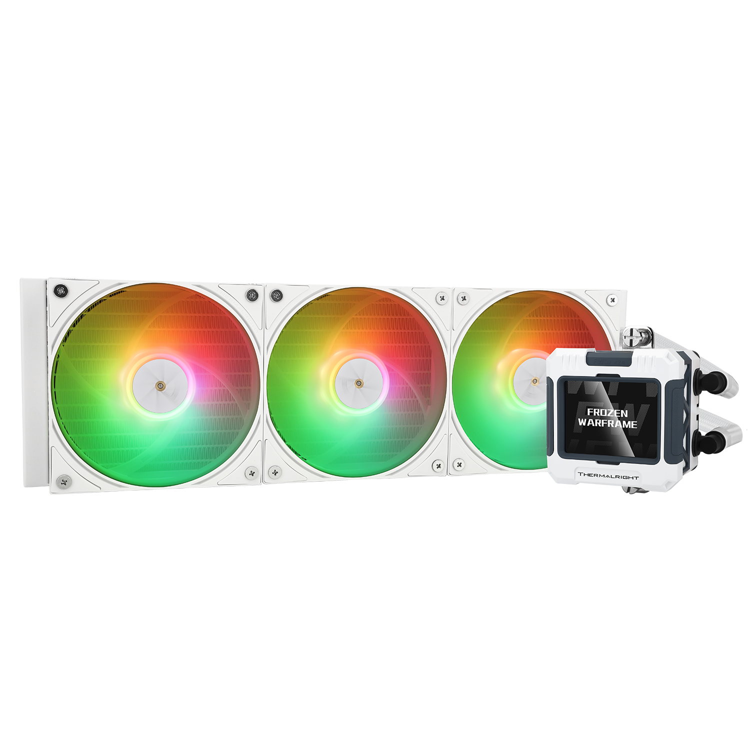 Система жидкостного охлаждения Thermalright Frozen Warframe 360 White ARGB (F-WFRAME-360-WH-ARGB)