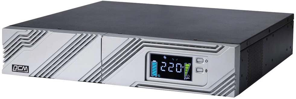 Источник бесперебойного питания 1000VA PowerCom Smart Rack&Tower (SRT-1000A LCD)