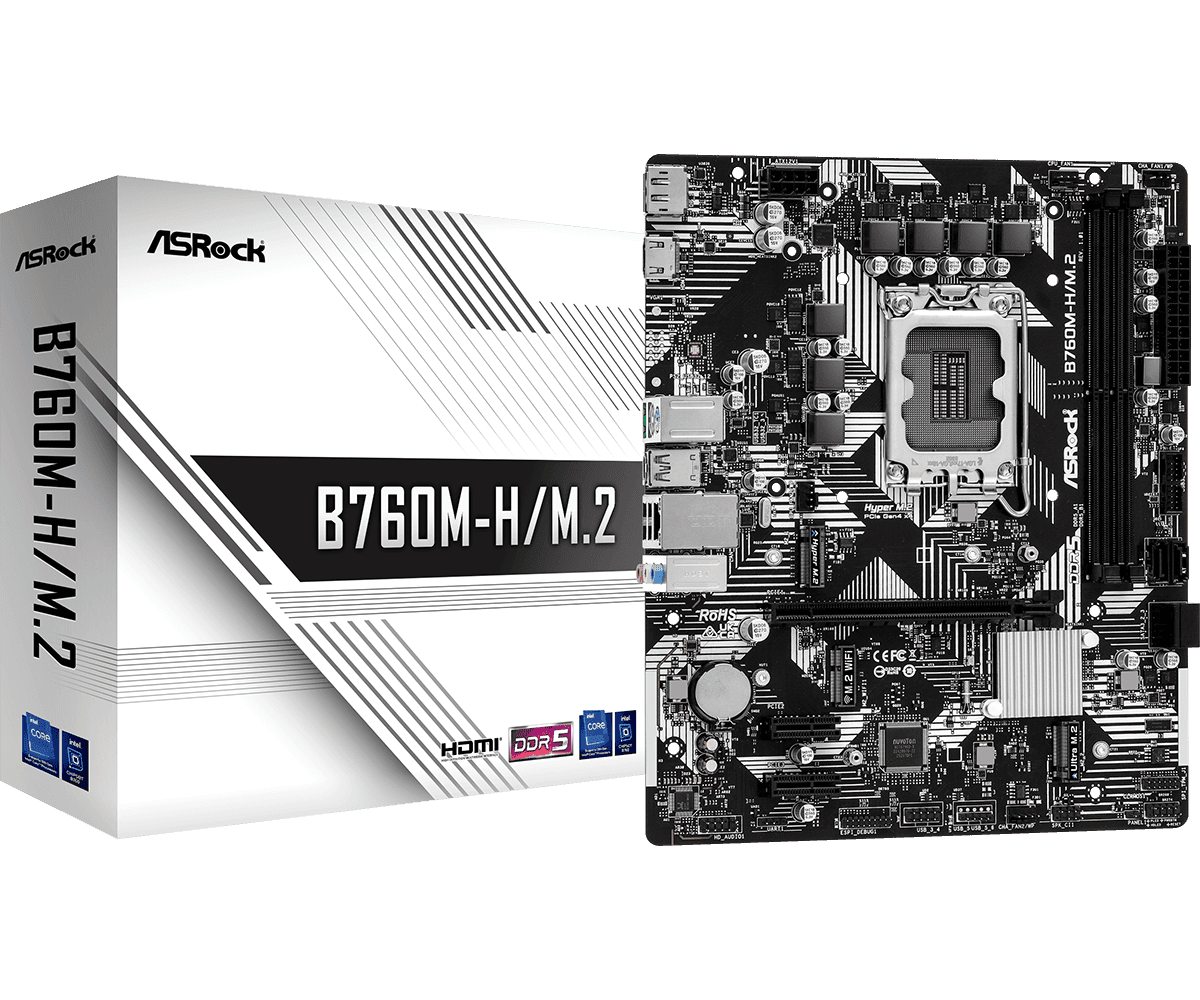 Материнская плата AsRock B760M-H/M.2