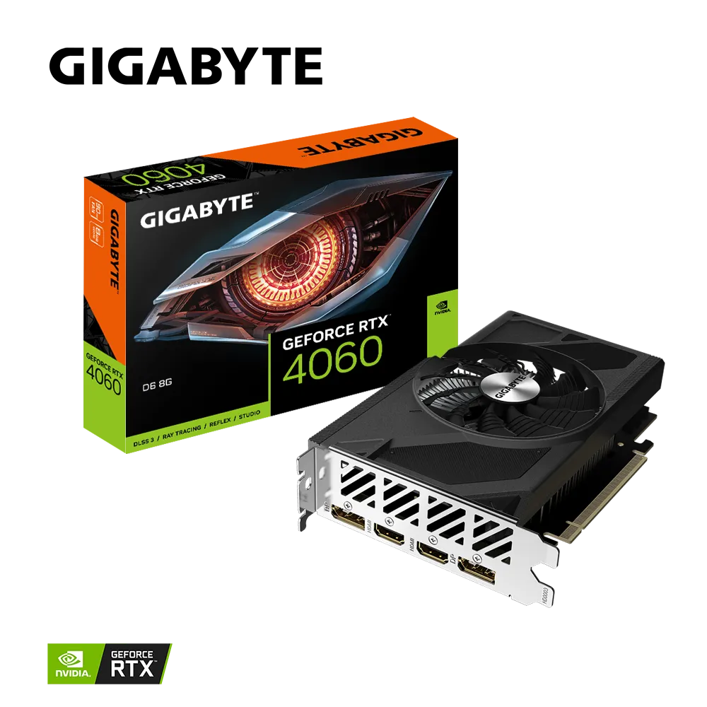 Видеокарта Gigabyte RTX 4060 D6 8G (GV-N4060D6-8GD)